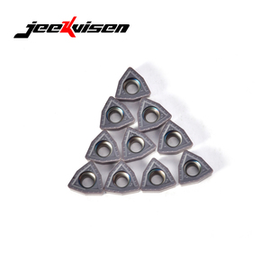 เม็ดมีดกลึง WCMT050308-MF JA315P U สำหรับงานกลึง ทำจากทังสเตนคาร์ไบด์ ใช้กับเครื่อง CNC - Product Image 1