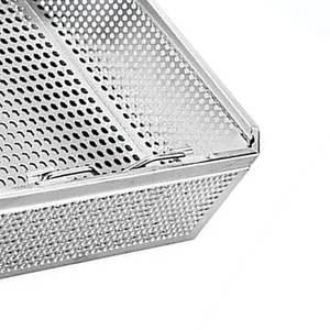 Cestas de esterilización de malla de alambre de acero inoxidable profesional Bandejas de instrumentos para juego de instrumentos quirúrgicos médicos Manual - Product Image 5