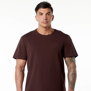 Camiseta Premium Lisa de Cuello Redondo para Hombre, Manga Corta, Personalizable con Logotipo, Impresión de Diseño Personalizado, Fabricante OEM ODM, Venta al Por Mayor - Product Image 2