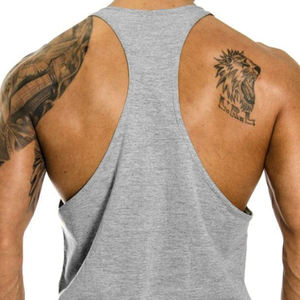 Chaleco de Yoga personalizado para hombre, Camiseta deportiva para Fitness, gimnasio, correr, Racerback, entrenamiento, camisas de Yoga, venta al por mayor - Product Image 6