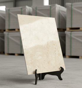 Carrelage de sol en porcelaine émaillée antidérapante moderne pour salon, Breccia Ignis, 600x600 mm, 8 mm, finition mate - Product Image 1