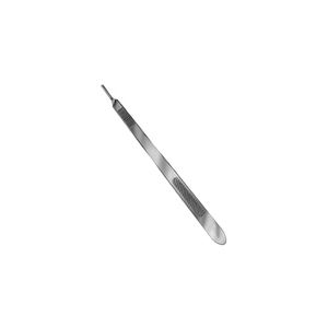 Meilleure qualité 210 Mm/8.14 \ "droit No 3 poignée de scalpel en acier inoxydable non stérile réutilisable Signal terminé Source d'alimentation manuelle - Product Image 1