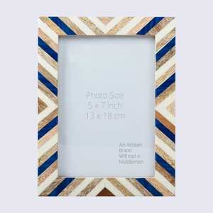 Marco DE FOTOS Vintage personalizable 100% Marco de madera hecho a mano con incrustaciones de hueso y resina de alta calidad para decoración del hogar - Product Image 2