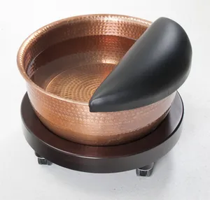 环保铜足疗碗100% 纯铜足疗碗足疗盆内胆铜足疗碗出售