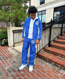 Chándal cortavientos con logotipo personalizado, pantalones para correr, sudadera transpirable, conjunto cortavientos de dos piezas, chándales para hombre - Product Image 4