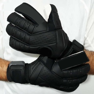 Services OEM, Gants de gardien de but unisexes tendance, en latex, imperméables, respirants, à doigts entiers, avec lacets et sangle de poignet réglable - Product Image 2