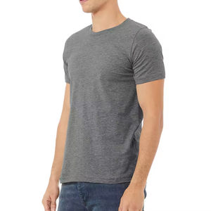 T-shirts pour hommes au design optimal, col rond, respirants, de haute qualité, 100% coton, coupe ample. - Product Image 4