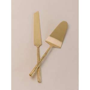 Poignée ornée exclusive nouveau look serveur de gâteau en métal de qualité supérieure pour les fêtes haut de gamme et une utilisation élégante de la coupe de gâteau - Product Image 4