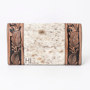 Vintage Bohemian RFID Cowhide Leather <b>Wallet</b> Womens Clutch - Product Image 4