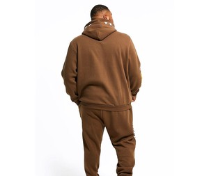 Conjunto de chándal con capucha y pantalones de chándal apilados acampanados con logotipo personalizado para hombre - Product Image 6