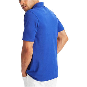 เสื้อโปโลผ้าฝ้ายโพลีเอสเตอร์ระบายอากาศสำหรับผู้ชายเสื้อโปโลพิมพ์โลโก้ขนาดพิเศษ - Product Image 2