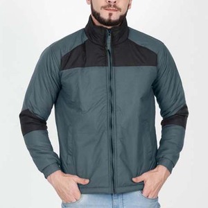 เสื้อกีฬาบอมเบอร์แจ็คเก็ตผ้าไนลอนโพลีเอสเตอร์ทรงสลิมฟิตน้ำหนักเบาสำหรับผู้ชายสำหรับฤดูใบไม้ผลิฤดูหนาว - Product Image 6