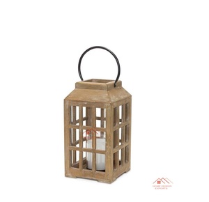 Poignée de corde de conception traditionnelle décoration de la maison table à manger de noël utiliser un bougeoir en bois de qualité supérieure avec personnalisé - Product Image 4