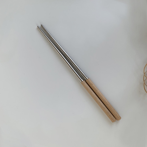 Prix de gros de l'Inde 5 pièces manche en bois couteau fourchette cuillère baguettes couverts ensemble au meilleur prix - Product Image 4