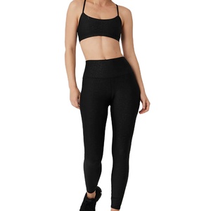 Ropa deportiva de alta calidad, ropa de entrenamiento, Sujetador deportivo de alta elasticidad y pantalones, ropa de Fitness para mujer, ropa activa para gimnasio, conjuntos de 2 uds para niñas - Product Image 1