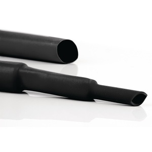 Tube thermorétractable HONGSHANG H-5(3X)-F, diamètre intérieur 40,00 mm, rapport de rétraction 40,0/13,0, 1,22 m, matériau isolant noir, lot de 5 - Product Image 1