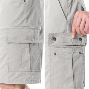 Top Trending Athletic Distressed Cargo Chenille Bordado Comfort Windbreaker Workout Pantalones cortos para hombres - Product Image 3