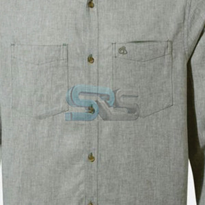 Chemise en flanelle teinte en fil pour homme, automne-hiver, manches longues, coton et élasthanne, décontractée, grande taille, respirante, séchage rapide - Product Image 6