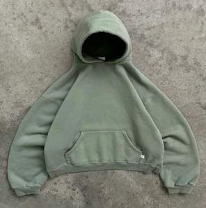 Sudadera con capucha bordada para hombre de gran tamaño Boxy Faux Layer Acid Wash Ofcl Sudadera con capucha lavada Lottie Sudaderas con capucha de gran tamaño - Product Image 4