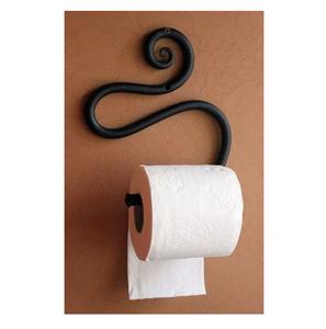 Porte-papier toilette en fer de style classique pour accessoires de salle de bain élégants avec un charme traditionnel - Product Image 4