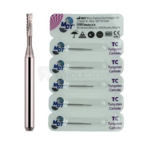 Fresas de carburo MDT FG para cirugía dental Fisura recta Corte cruzado plano Instrumentos quirúrgicos dentales - Product Image 1