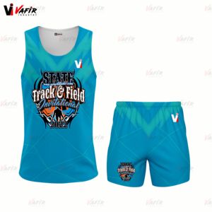 Hot Selling Running Sport tank <b>Top</b> Set Full Sublimation Track <b>and</b> Field Uniform <b>Top</b> <b>and</b> <b>Shorts</b> Vafir - Product Image 2