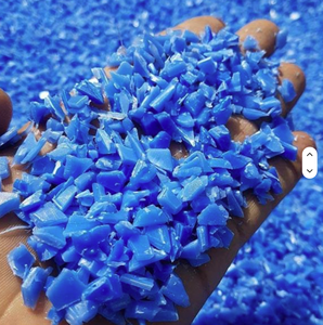 Lascas de Tambor de HDPE Reciclado, Color Azul, Residuos de Plástico de Polietileno de Alta Densidad - Product Image 4