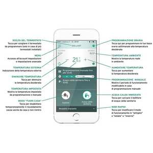 Thermostat modulant Wi-Fi Vaillant VSMART pour chauffage intelligent à domicile avec technologie sans fil - Product Image 4