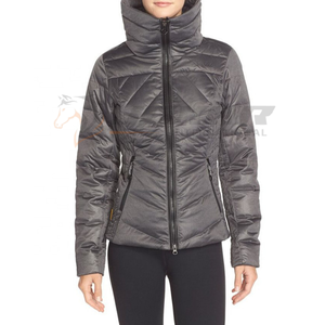 Manteau d'équitation chaud pour femmes construit avec une coque isolante résistante au vent et un style d'équitation confortable à bas prix - Product Image 6