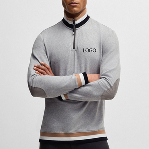 Casual Wear Design With Stand Collar Men Sweatshirt For Wholesale <b>Bulk</b> Buyers Full Sleeve & Customized Logo Relaxed Fit Design - Product Image 1