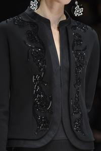 Abaya de luxe faite à la main OEM/ODM, de haute qualité, longue robe noire, ornée de diamants brillants, vêtements musulmans islamiques à porter ouvertement à Dubaï - Product Image 3