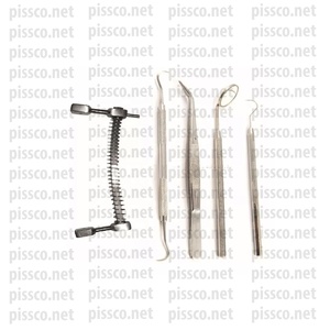 Metzenbaum กรรไกรเซต6ชิ้น,กรรไกรผ่าตัดทางการแพทย์แบบโค้งสอด Tc - Product Image 3