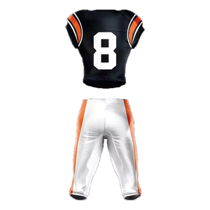 Nouveaux ensembles d'uniformes de football américain unisexes personnalisés 2026 – Qualité supérieure, 100 % polyester, impression par transfert thermique, respirants - Product Image 2