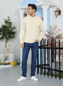 เสื้อผู้ชายแขนยาวกันรอยยับระบายอากาศสวมใส่สบายป้องกันการหดตัวมีสไตล์น้ำหนักเบา - Product Image 3