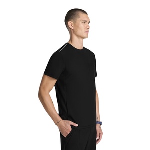 2026 T-shirt de base médical professionnel pour hommes, respirant, pour uniforme de médecin et d'infirmière, usine OEM - Product Image 2