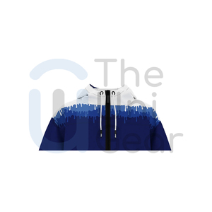 Bleu imperméable mode coupe-vent veste pour hommes femmes nouvelle impression hiver à capuche Blouson fermeture éclair veste extérieure pour la saison de printemps - Product Image 2