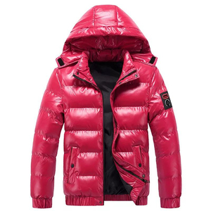 Chaqueta Bomber de Invierno Unisex Personalizable al por Mayor, Abrigo con Capucha, Diseño de Burbujas con Cremallera, Bordado, Ropa Formal, Impermeable y Cortavientos - Product Image 4