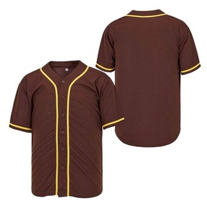 2023 nueva camiseta de béisbol estilo en blanco negro verde amarillo azul blanco rayas marrón Beige púrpura bordado aceptar personalizado - Product Image 4