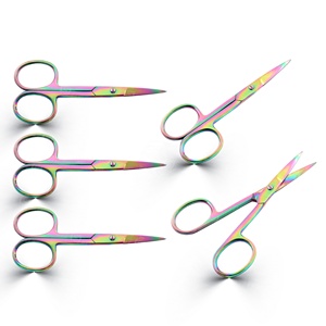 Tijeras para Cutículas de Precisión, para Manicura, Pestañas y Piel Seca, de Acero Inoxidable, con Hoja Curva Extra Fina - Product Image 5