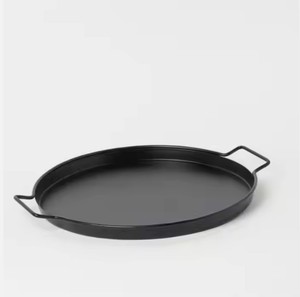 ถาดเสิร์ฟสแตนเลสคุณภาพสูงถาดใส่ผ้าขนหนูทรงรีถาดโลหะเกรดสูงสไตล์โมเดิร์นมาใหม่ - Product Image 2