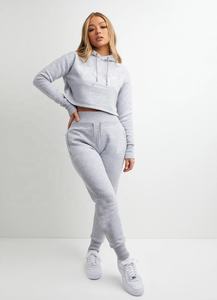 กางเกงวอร์มลำลองผู้หญิงผ้าเทอร์รี่เนื้อนุ่ม ระบายอากาศได้ดี ไม่เป็นขุย เอวสูง มีเชือกผูก - Product Image 4