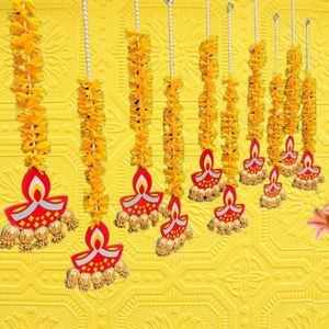 Boda Mandap fiesta decoración flor Artificial cadena guirnalda para el hogar indio Festival escenario evento telón de fondo y decoración de celebración - Product Image 5