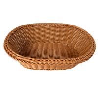 Beau panier décoratif en rotin pour la décoration intérieure bohème adapté pour mettre en valeur des fleurs séchées ou un pot-pourri