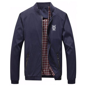 เสื้อแจ็คเก็ตบอมเบอร์สำหรับผู้ชาย ดีไซน์ล่าสุด ผลิตจากวัสดุโพลีเอสเตอร์ มีหลายสีให้เลือก - Product Image 1