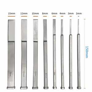 SURGINEXA Osteotomes et Ciseaux à Os, Instruments Chirurgicaux Orthopédiques Professionnels, Kit Vétérinaire pour Chevaux - Product Image 2