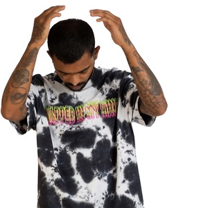 Trending Tie-Dyed & Printed 100% Camiseta de manga corta de algodón para hombres Logotipo personalizado y servicio OEM disponible - Product Image 3
