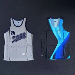 เสื้อกล้ามผู้ชายแขนกุด3D พิมพ์ซับลิเมชันเสื้อพิมพ์ลายกราฟิกเสื้อแขนกุด3D งานตามสั่ง - Product Image 2