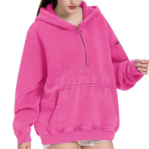 Suéter de gran tamaño Sudaderas con capucha de lavado ácido para mujer Ropa de calle de alta calidad Sudaderas con capucha de lavado ácido - Product Image 3