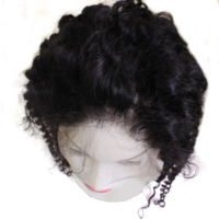 Perruque Lace Front en Cheveux Humains Naturels Vierges de Qualité Supérieure 100% avec Dentelle Transparente pour Styles Ondulés Profonds et Raides