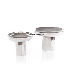 Juego de dos cuencos de acero para chocolate, cuenco dulce hecho a mano pulido con espejo, cuenco de chocolate nuevo de lujo de alta calidad - Product Image 1